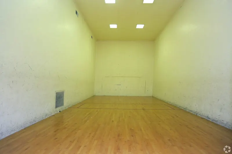 Indoor racquetball court